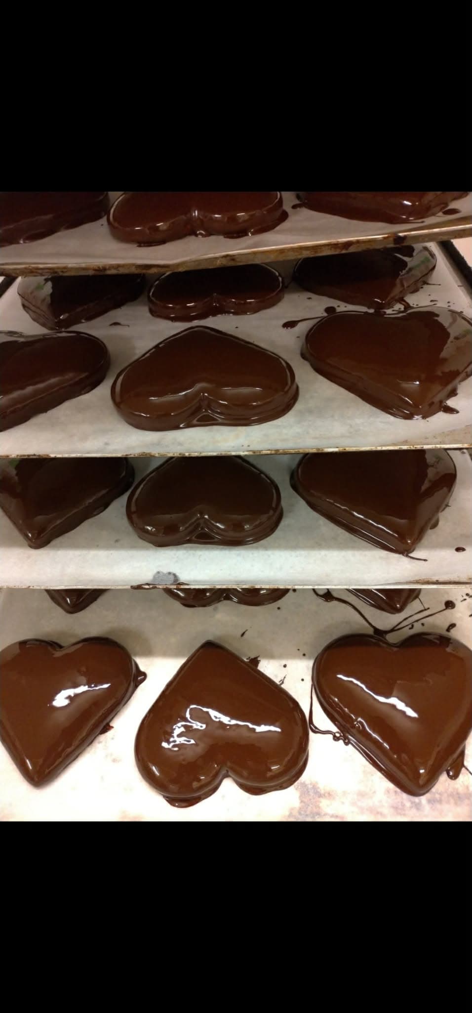 Chokolade Honninghjerter